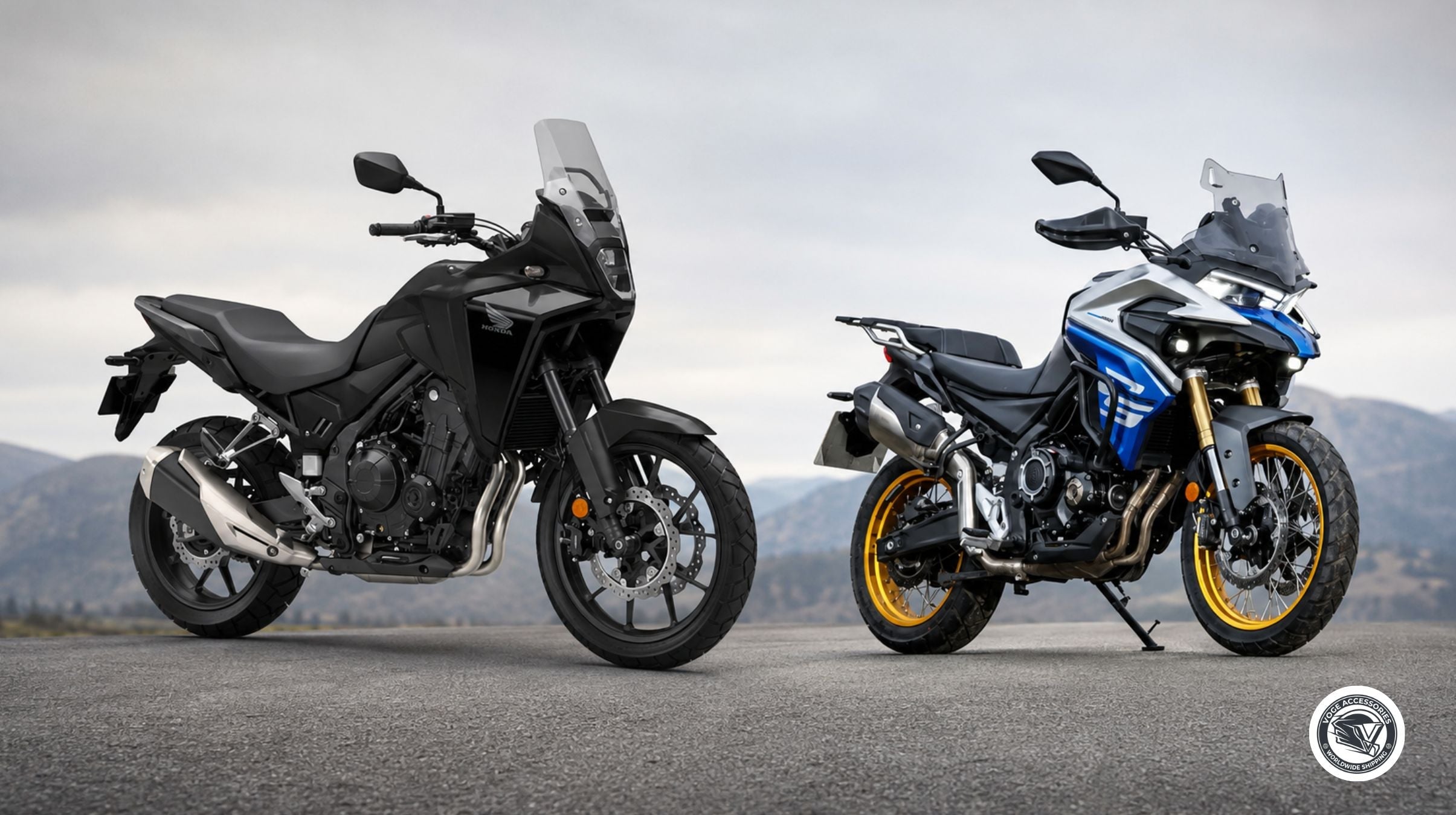 Voge DS525X vs Honda NX500 (2026): Specs, Equipment, Price & Verdict