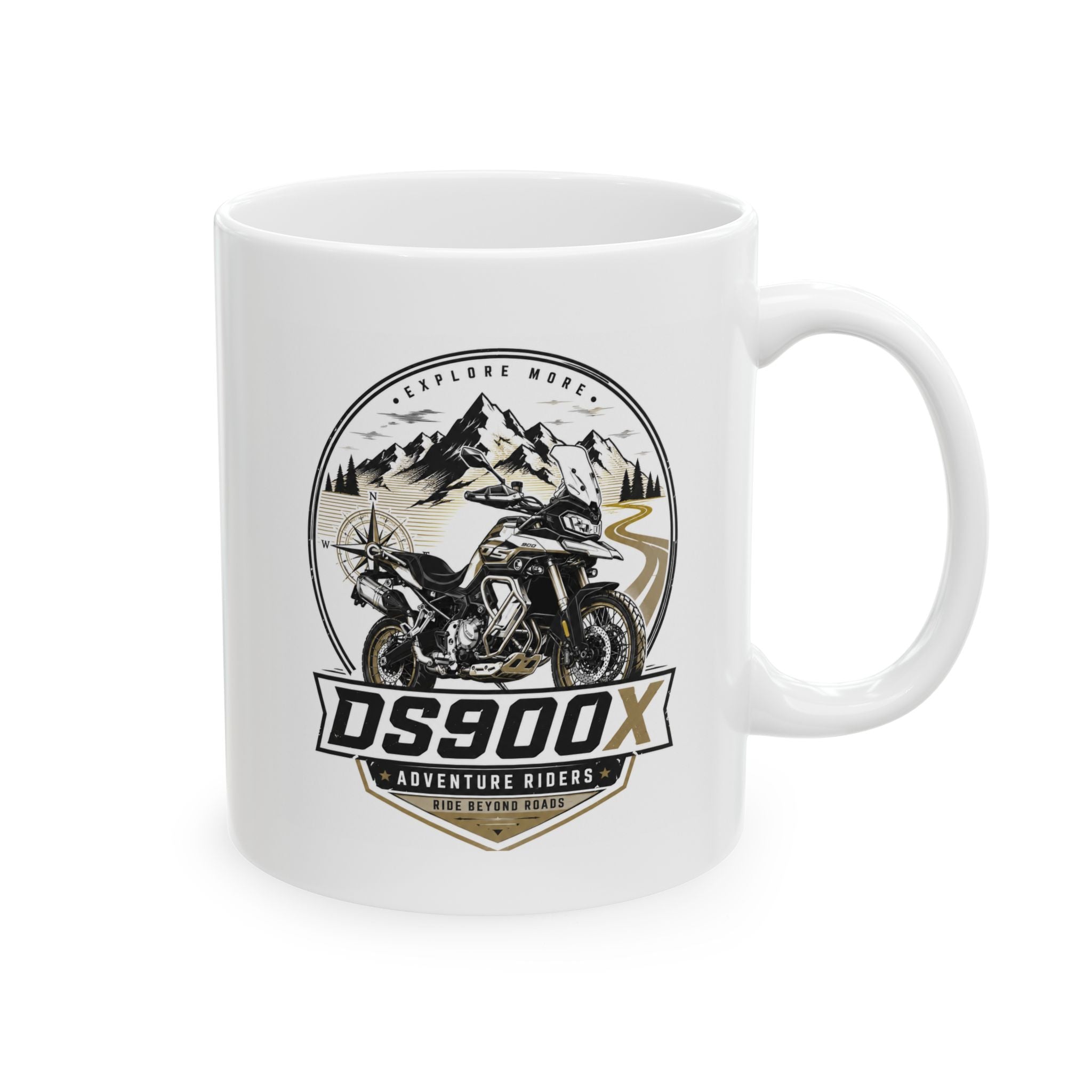 DS900X Ride Beyond Roads Ceramic Mug