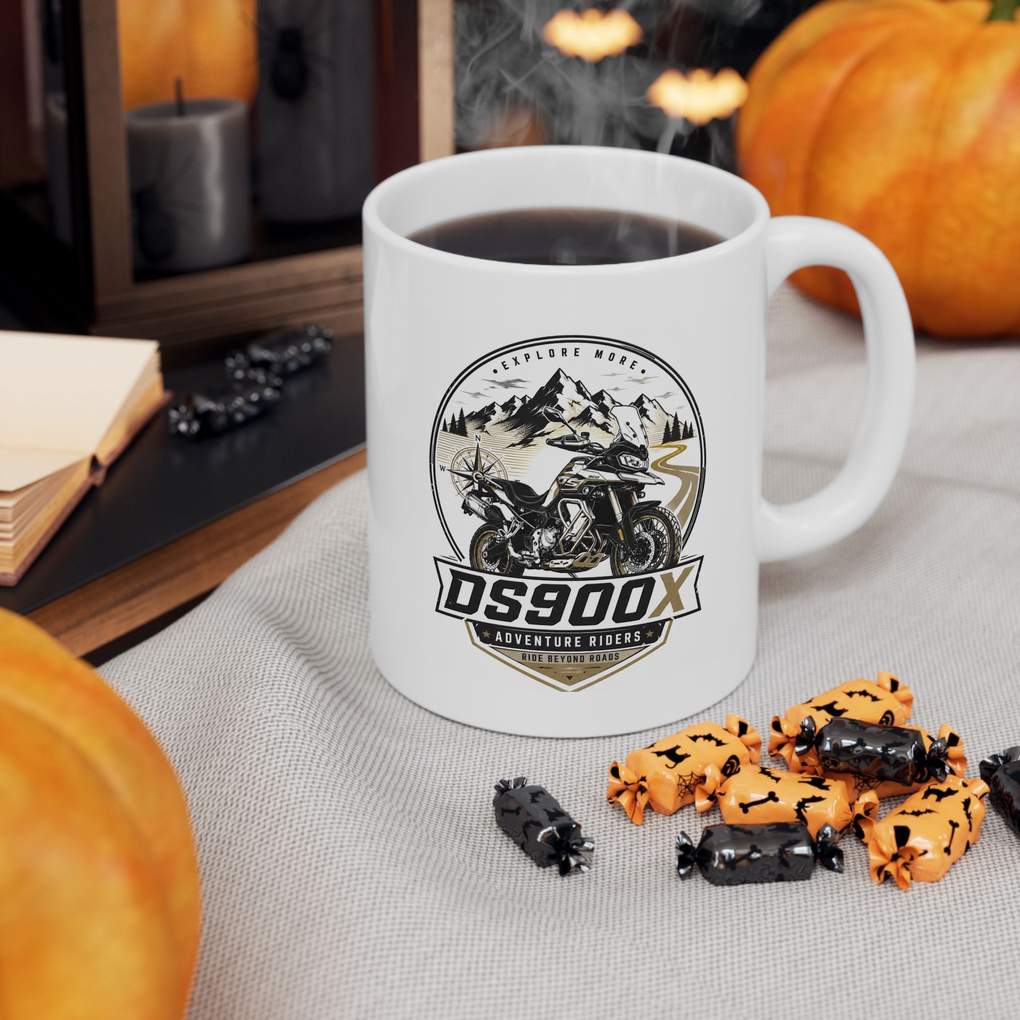 DS900X Ride Beyond Roads Ceramic Mug