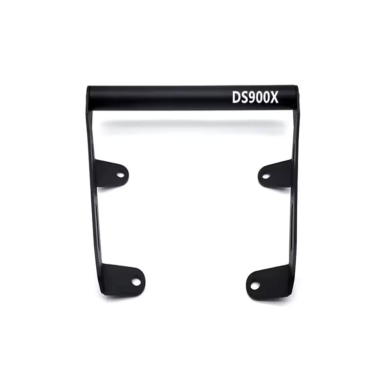 GPS navigation bracket with DS900X logo on the crossbar