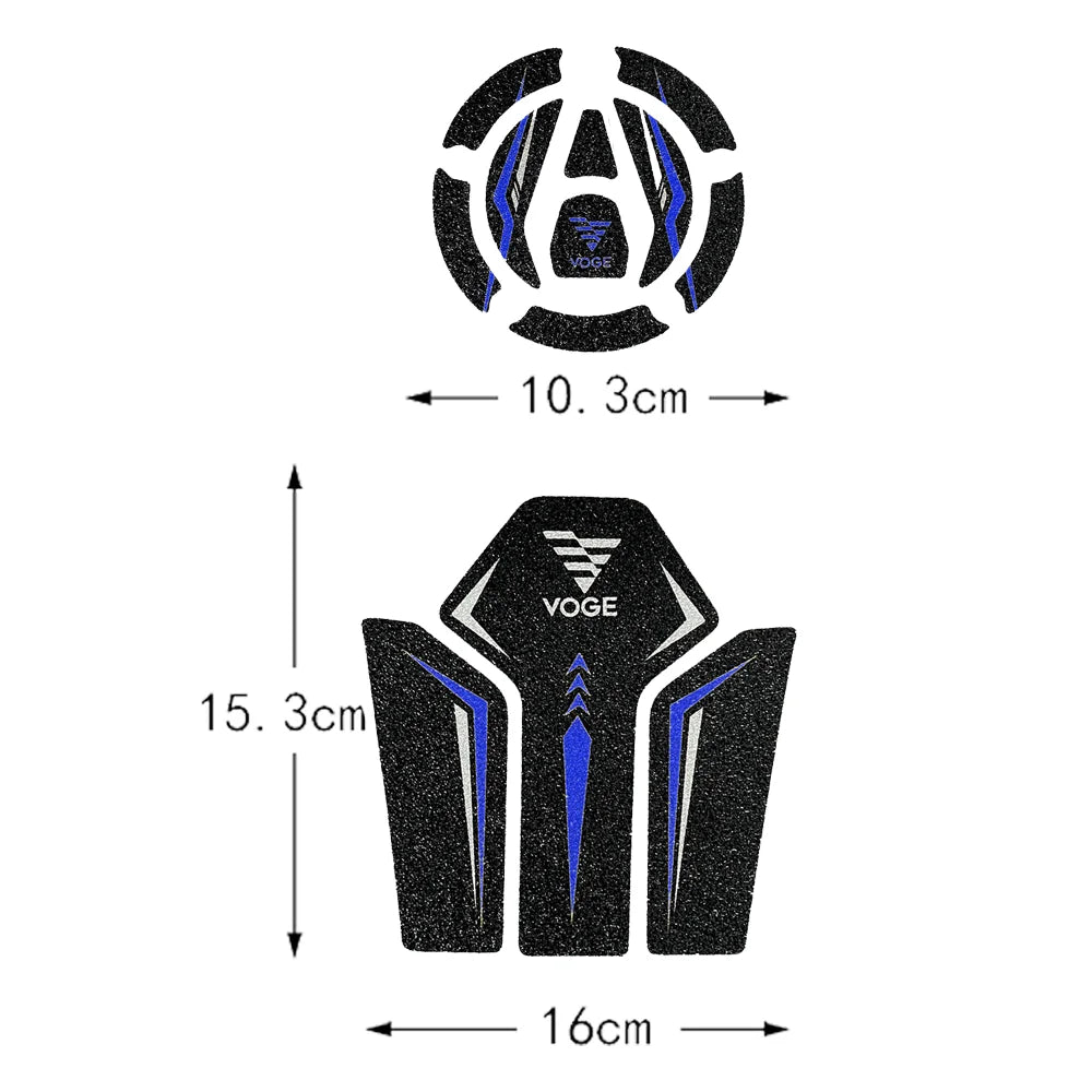 VOGE DS525X DS625X Tank Pad Cap Protector Sticker