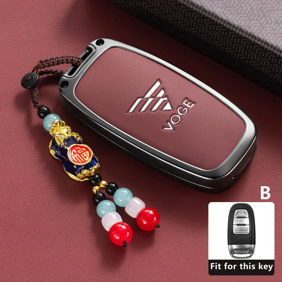 Alloy Key Cover Case for VOGE SR1 ADV 125, SR250GT (SR3), Sfida & SR16