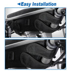 Easy strap installation of handlebar bag