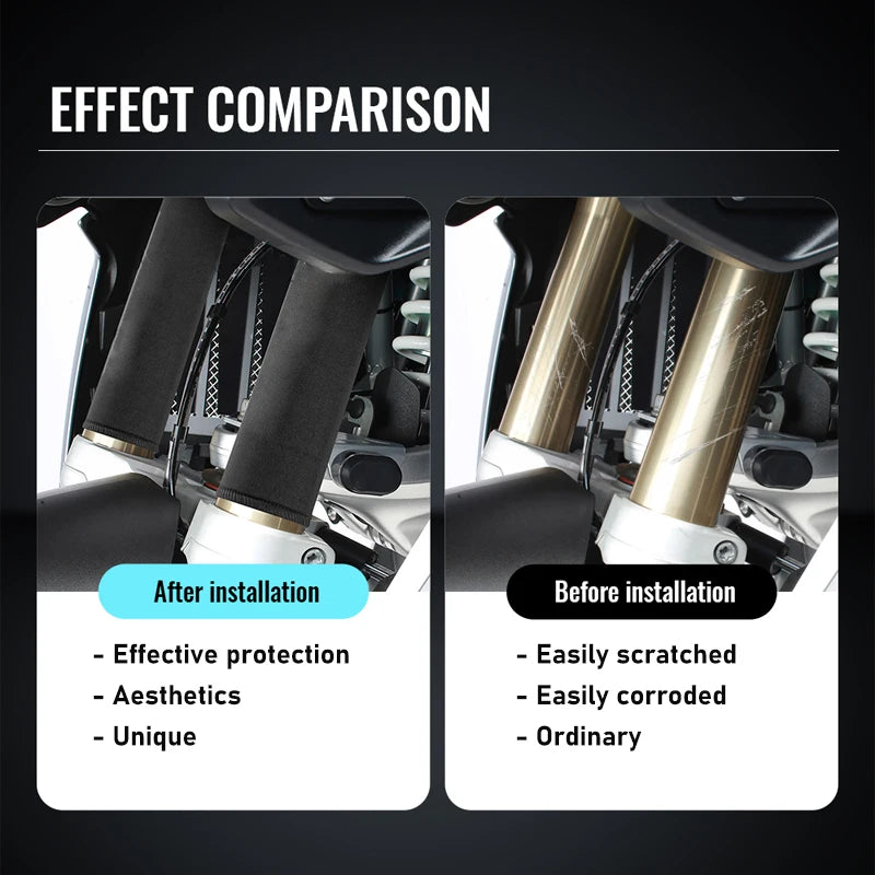 Front Fork Shock Absorber Dust Protector Sleeve for VOGE DS525X / DS625X / DS900X