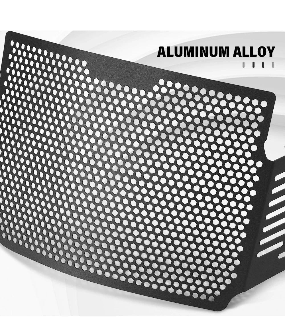 Honeycomb aluminum radiator protector close-up