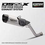 Tubo di collegamento centrale per scarico moto Slip-On per VOGE DS525X (2023–2024)