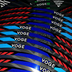 Reflective Wheel Rim Stickers for VOGE Motorcycles – 17” Rim Decal Set (Front & Rear)