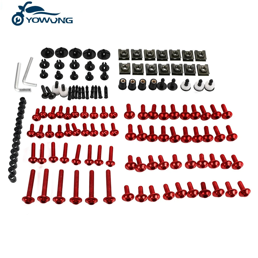 VOGE Motorcycle Fairing Bolts & Screws Kit (6061 Aluminum)