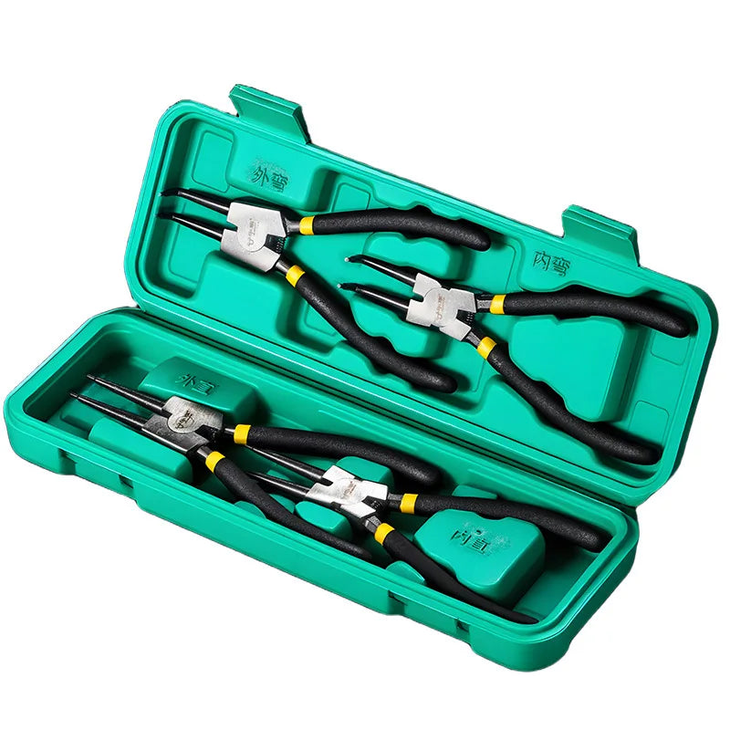 4-Piece Internal & External Circlip Pliers Set