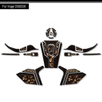 3D Tank Pad & Protection Sticker Kit for VOGE DS625X Adventure (2025)