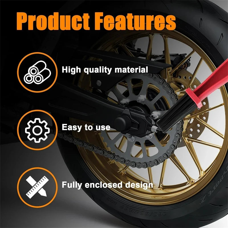 Universal Motorcycle Chain Cleaning Brush