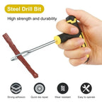 Universal Tubeless Tyre Emergency Repair Kit with Storage Case