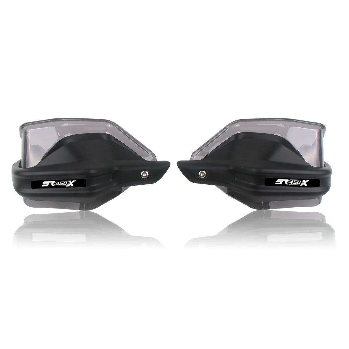Black SR450X handguards with light smoke shields