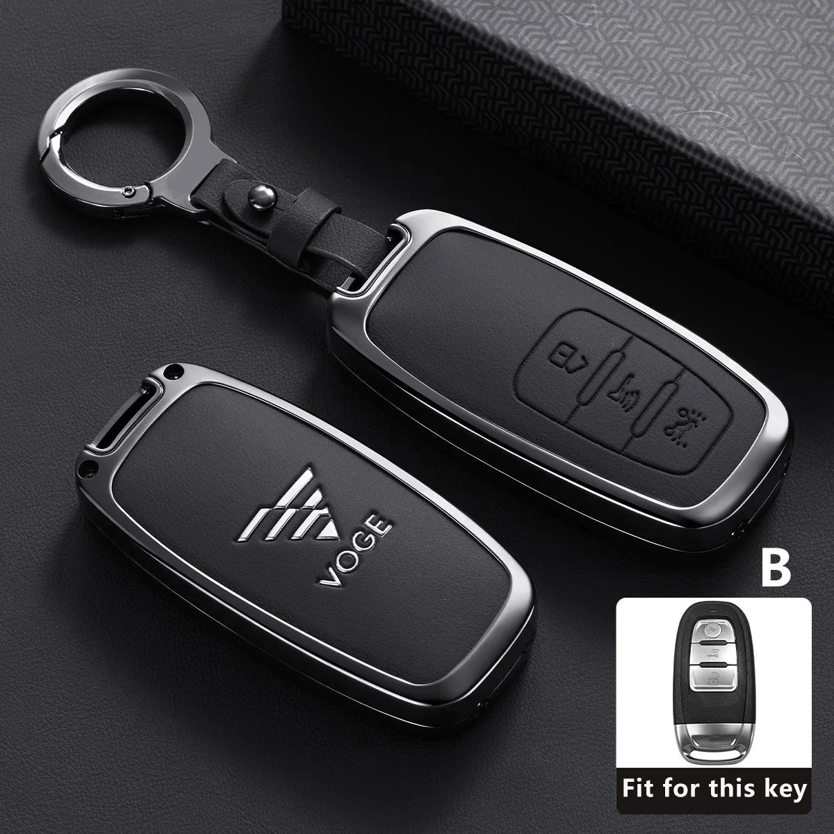 Alloy Key Cover Case for VOGE SR1 ADV 125, SR250GT (SR3), Sfida & SR16