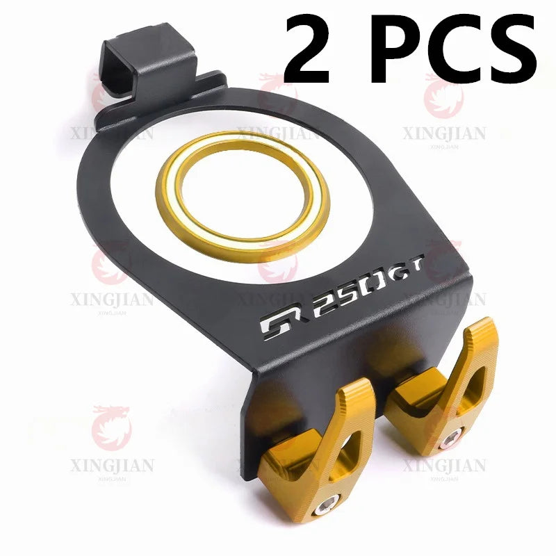 Luminous Starter Switch Cover & Helmet Hook for VOGE SR250GT – CNC Decorative Glow Ring Accessory