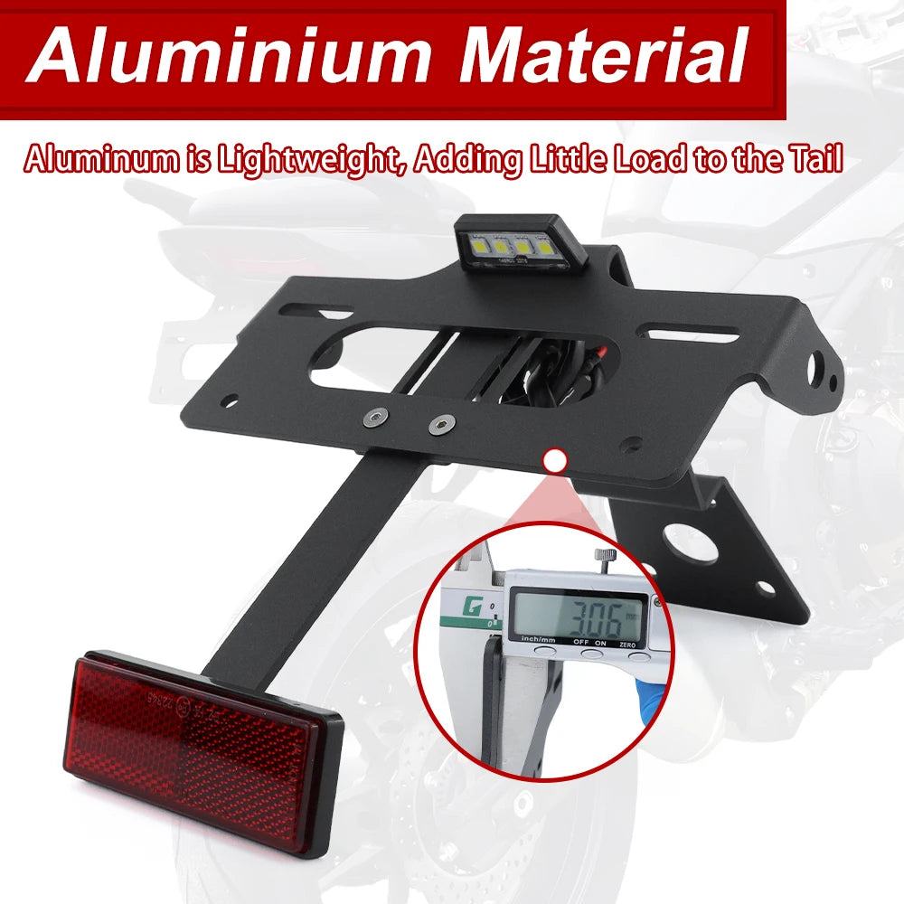 Fender Eliminator Tail Tidy with LED Plate Light for VOGE R625 (2025-2026)