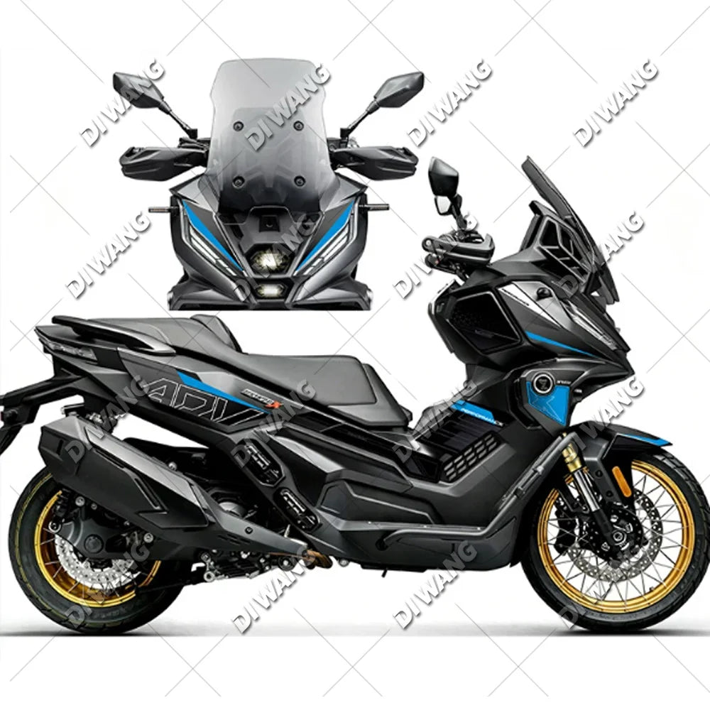 Water-resistant graphics decal kit for VOGE SR450X 2026, Style 19 design