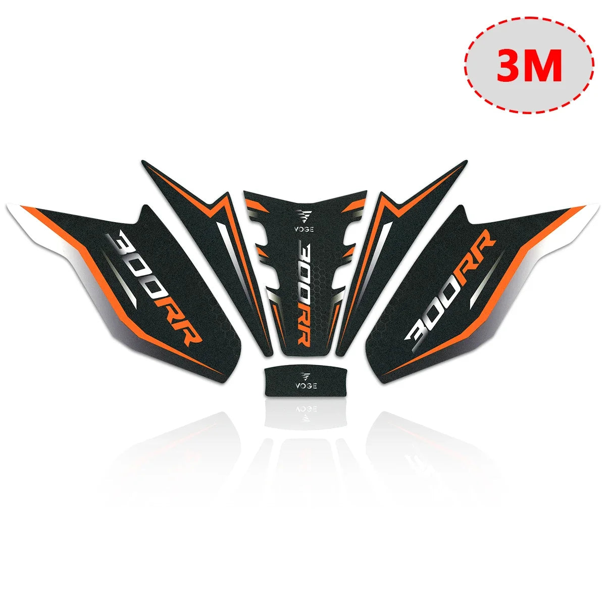 VOGE 300RR Frosted Fuel Tank Side Grip Sticker