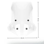 Parabrisas delantero para VOGE DS900X (2024-2025): Deflector de viento elevado