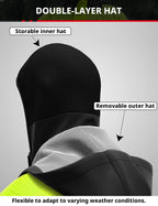 LED Reflective Waterproof Motorcycle Rain Suit Jacket & Pants