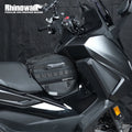 Rhinowalk 15L Motorcycle Tunnel Bag – Waterproof Scooter & Tail Seat Bag with Rain Cover
