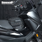 Rhinowalk 15L Motorcycle Tunnel Bag – Waterproof Scooter & Tail Seat Bag with Rain Cover