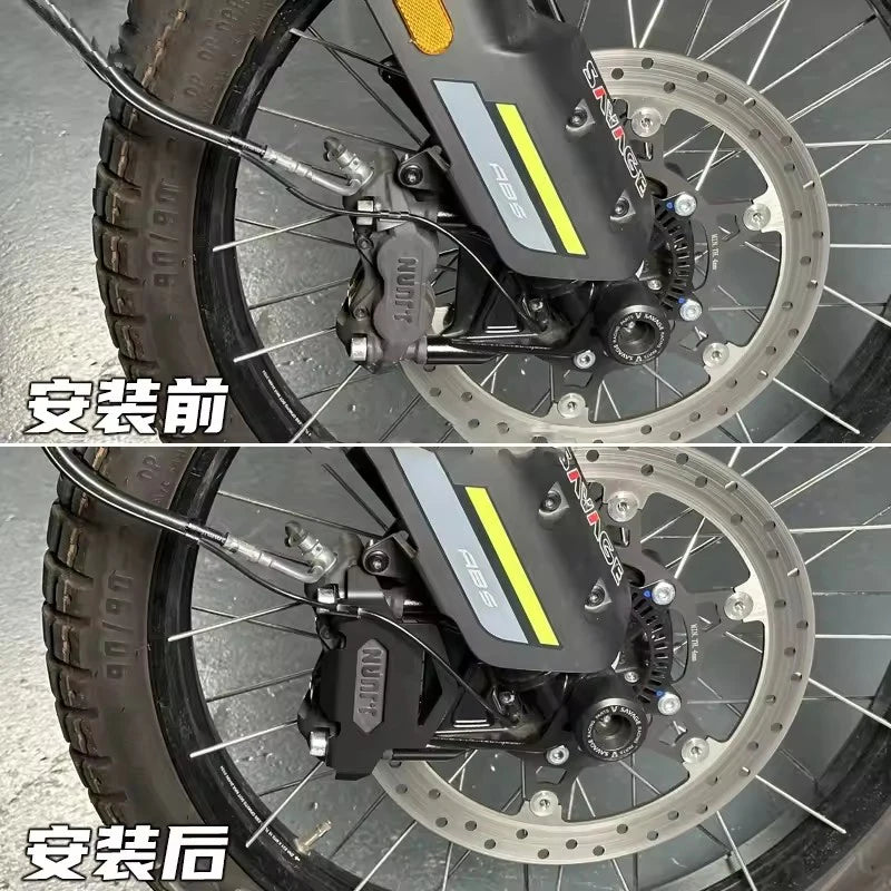 Cubierta protectora de pinza de freno trasero y sensor ABS para Voge Valico 900 DSX (2024-2025)