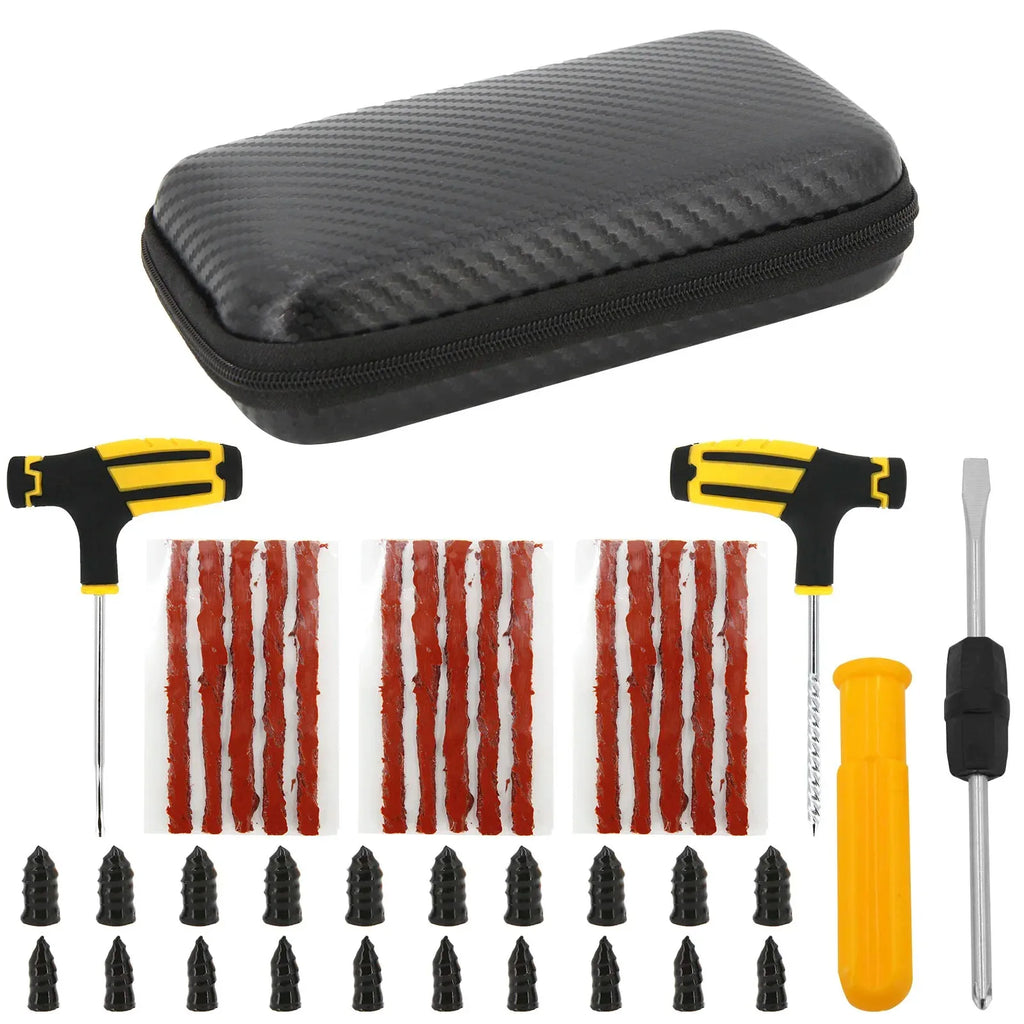 Universal Tubeless Tyre Emergency Repair Kit with EVA Case
