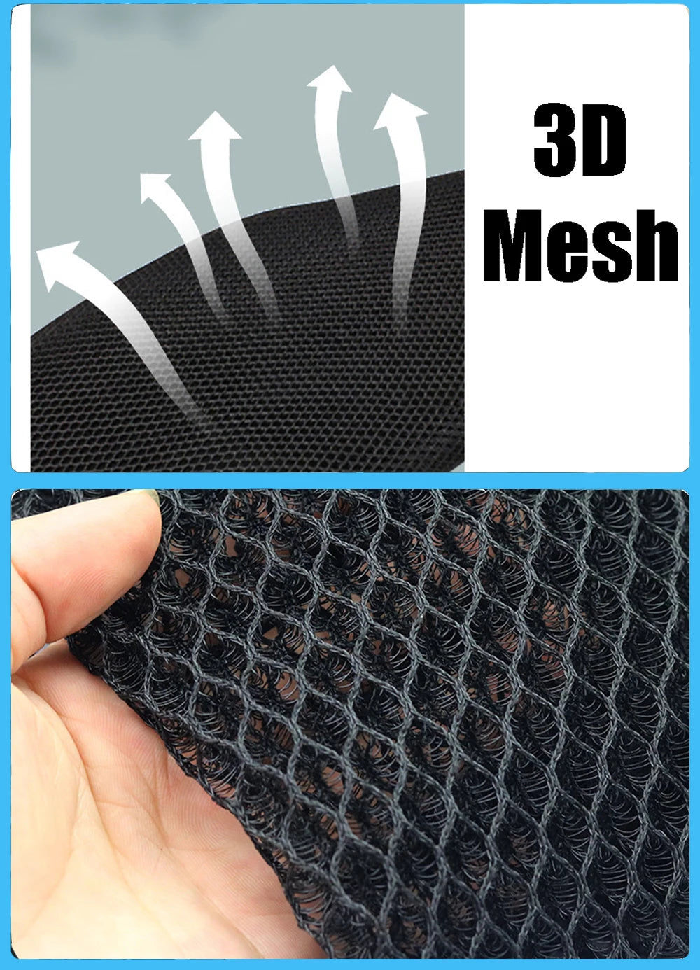 Mesh Seat Cover for Loncin VOGE 300 Rally / 300 GY – Breathable Heat Insulation Cushion Pad