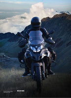 40L Quick Release Motorcycle Saddle Bags with Waterproof Inner Liners Universal