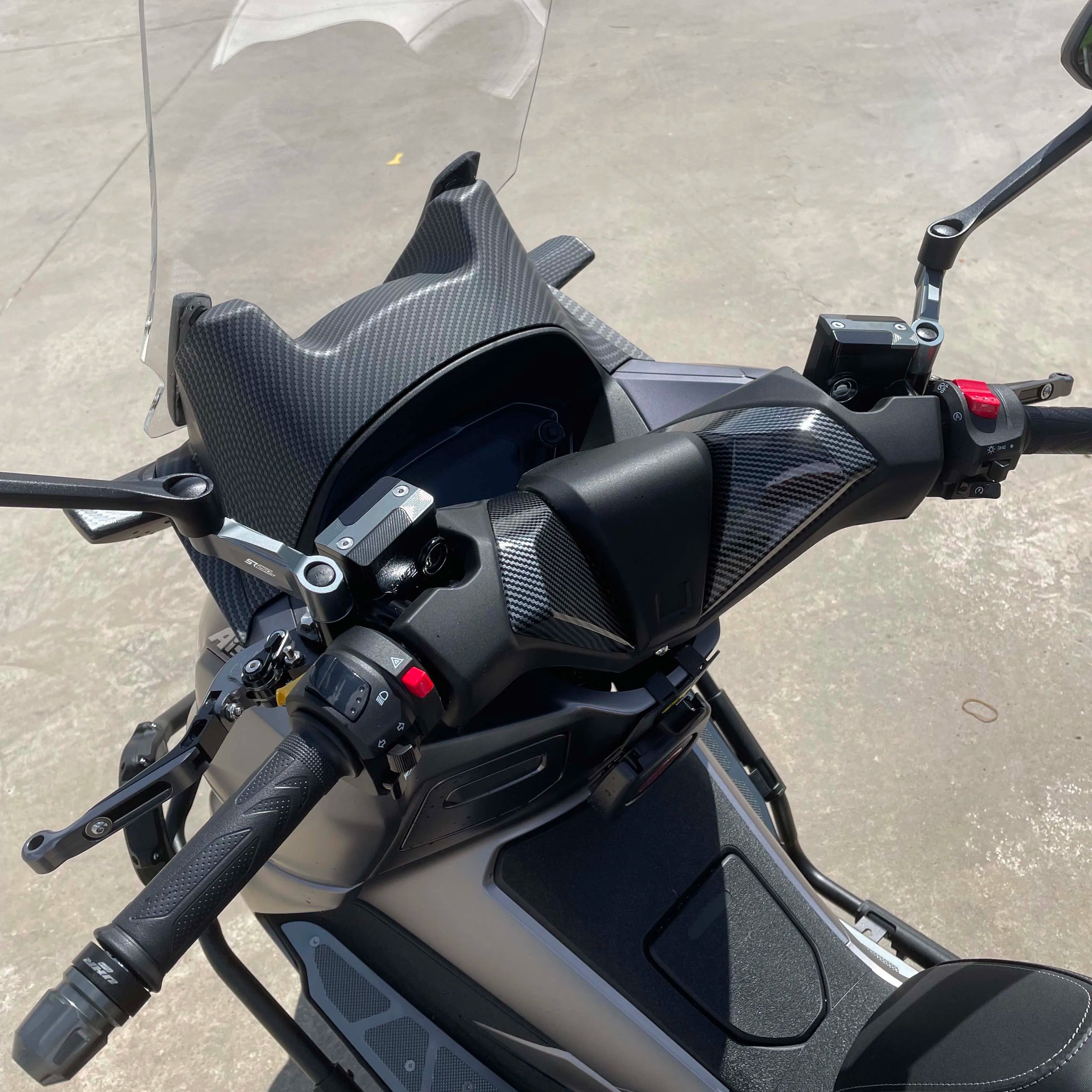 Side Mirror Extension Bracket for VOGE SR250GT, SR150GT & SR4MAX – CNC Rearview Mirror Riser Adapter