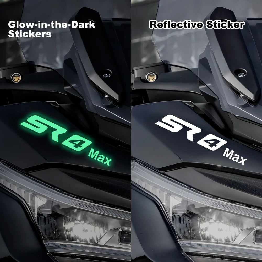 VOGE SR4 MAX Glow Sticker Set