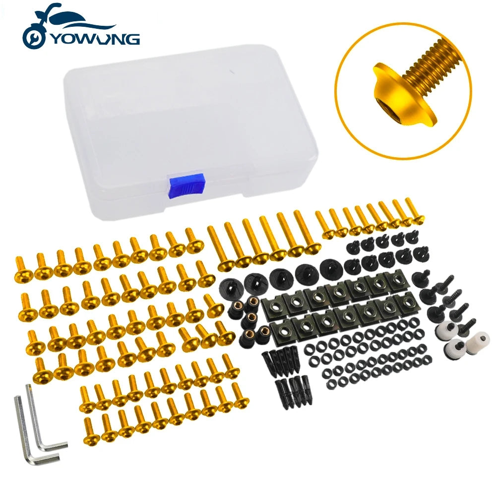 VOGE Motorcycle Fairing Bolts & Screws Kit (6061 Aluminum)