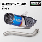 Tubo di collegamento centrale per scarico moto Slip-On per VOGE DS525X (2023–2024)