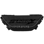 Black SR450X handlebar travel bag, gray logo