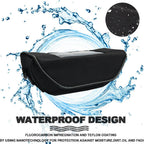 Waterproof coated handlebar travel bag