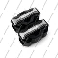Silver SR450X crash bar protector blocks