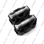 Silver SR450X crash bar protector blocks