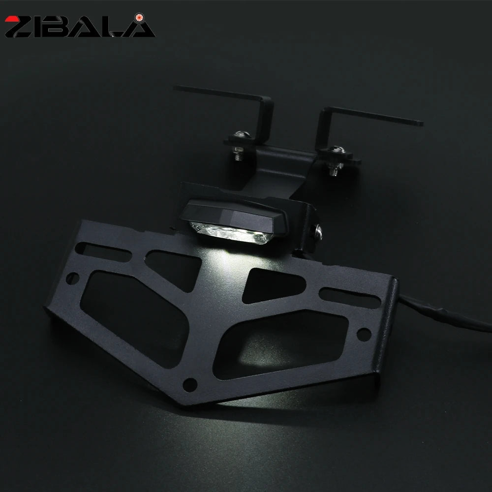 Motorcycle License Plate Holder Tail Tidy Bracket with LED Light for VOGE DS / DSX Models