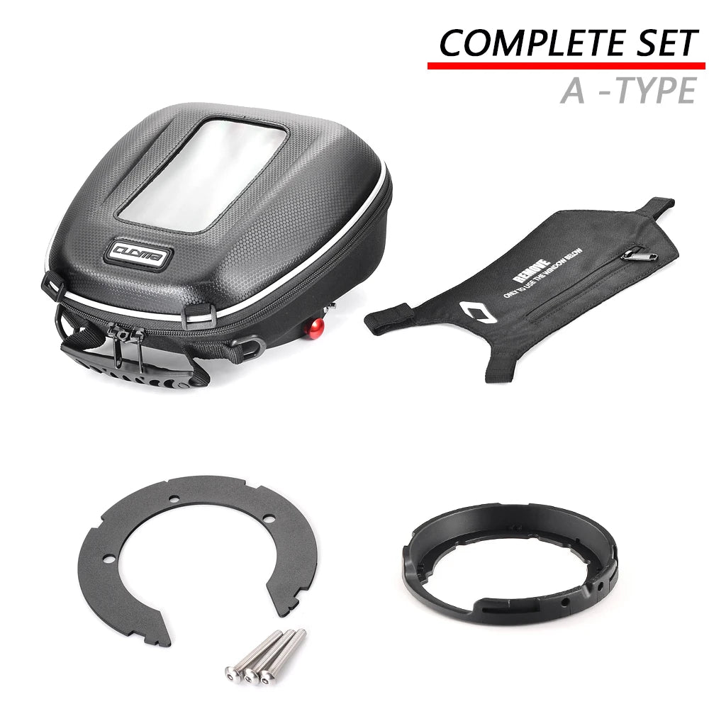 Bolsa de depósito para motocicleta con soporte para teléfono para Voge DS900X / 900DSX (2023-2024)