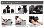 40L Quick Release Motorcycle Saddle Bags with Waterproof Inner Liners Universal