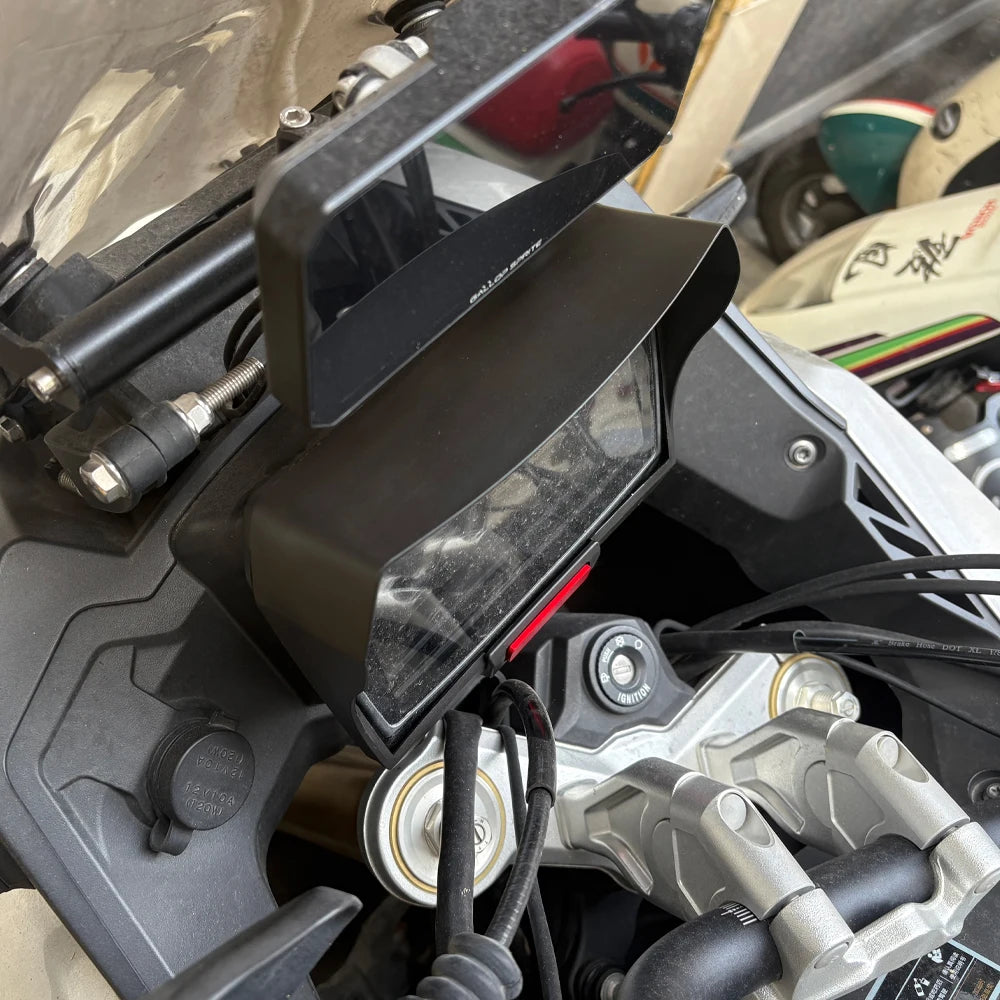 Protezione parasole per schermo strumento cruscotto moto per VOGE Valico DS900X / DS625X / DS525X