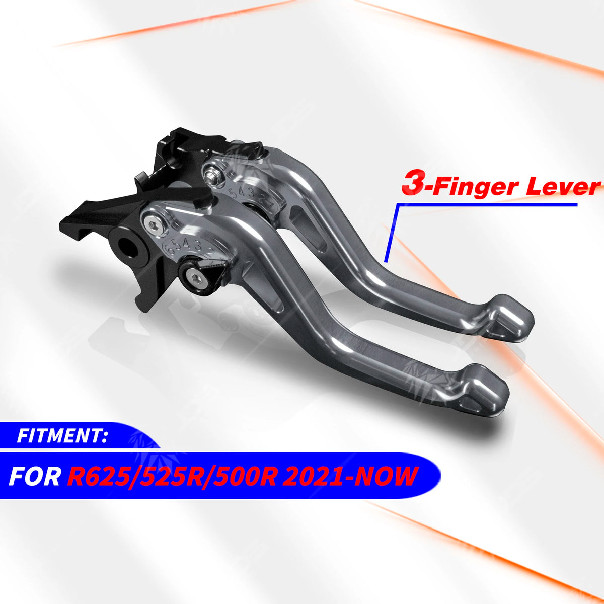 Titanium grey short lever set for VOGE R625, 525R, 500R