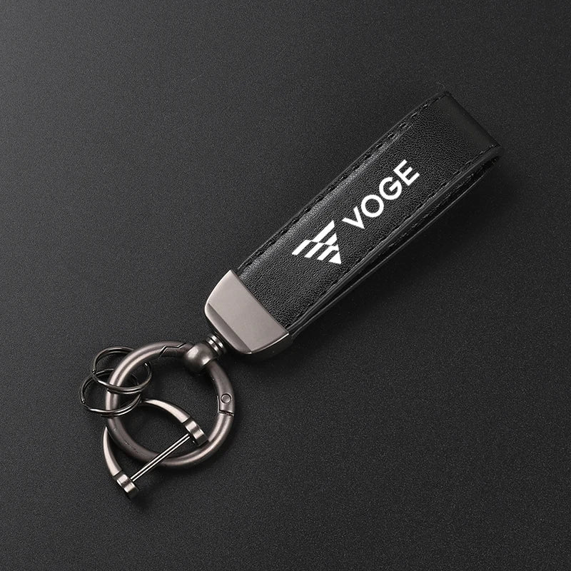 Carbon Fiber Motorcycle Keychain for VOGE – Premium Key Ring
