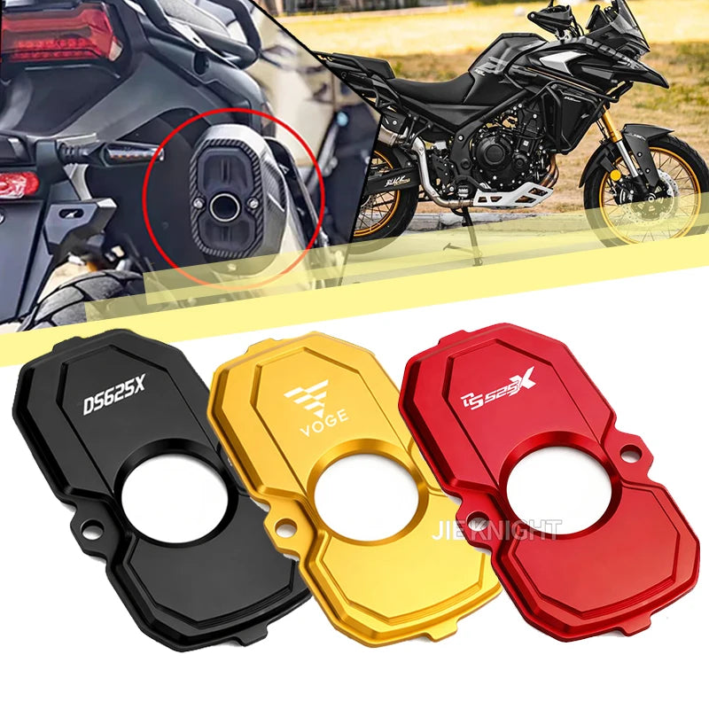 For VOGE DS625X DS525X 525 625 dsx 625dsx dsx625 2024 2025 CNC Aluminum Motorcycle Exhaust Pipe Tail Trim Protection Cover Caps