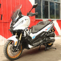 VOGE SR450X front three-quarter view with protection bars