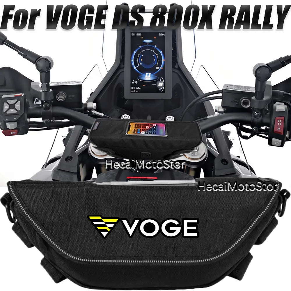Waterproof Handlebar Tool Bag for VOGE DS800X Rally – Motorcycle Travel Storage Bag