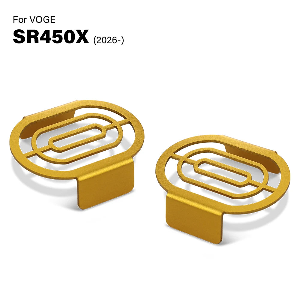 Gold fog light protector pair for SR450X 2026