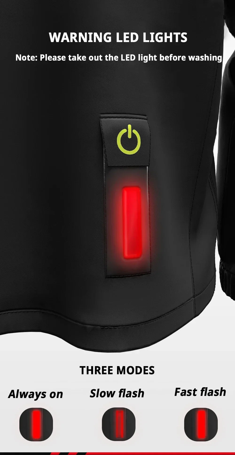 LED Reflective Waterproof Motorcycle Rain Suit Jacket & Pants