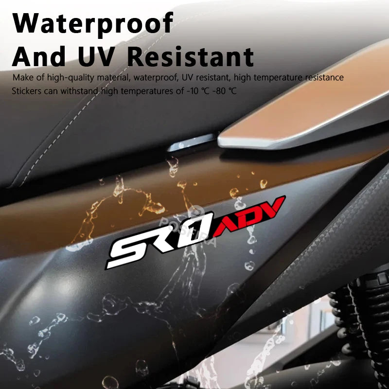 Pegatinas de vinilo POSFIRA para Voge SR1 ADV 125 (2024-2025)